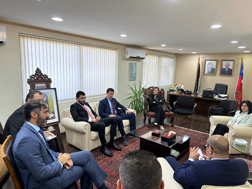 Embajadores árabes visitaron la Embajada del Estado de Palestina