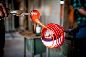 hand made glass blowing