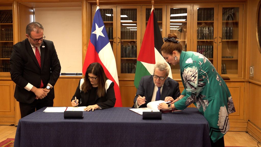 firma acuerdo chile palestina