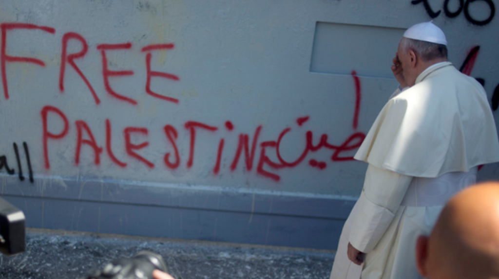 Pope Francis West Bank Wall