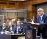 The International Court of Justice (ICJ), principal judicial organ of the UN, holds public hearings on the request for an advisory opinion on the Obligations of Israel in relation to the Presence and Activities of the United Nations, Other International Organizations and Third States in and in relation to the Occupied Palestinian Territory, from Monday 28 April to Friday 2 May 2025, at the Peace Palace in The Hague, the seat of the Court. Session held under the presidency of Mr Iwasawa Yuji, President of the Court. The Court’s role is to settle, in accordance with international law, legal disputes submitted to it by States and to give advisory opinions on legal questions referred to it by authorized UN organs and agencies.