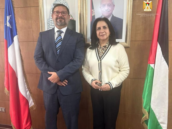 Reunión Embajador de Chile en Palestina