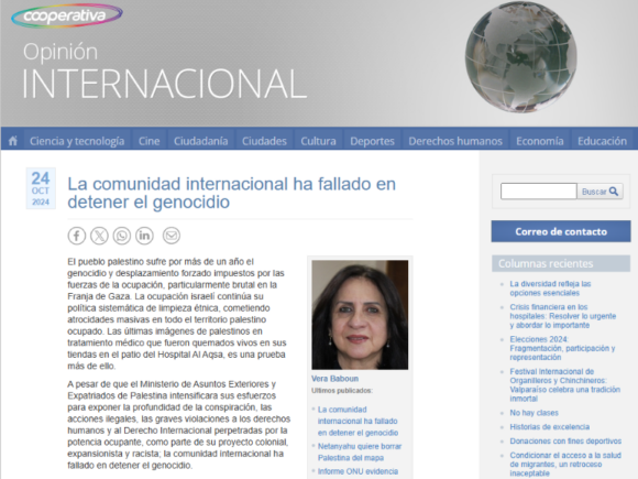  La comunidad internacional ha fallado en detener el genocidio