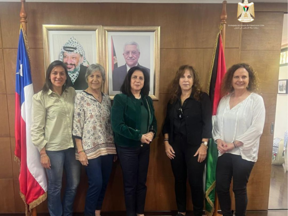Visita Unión General de Mujeres Palestinas